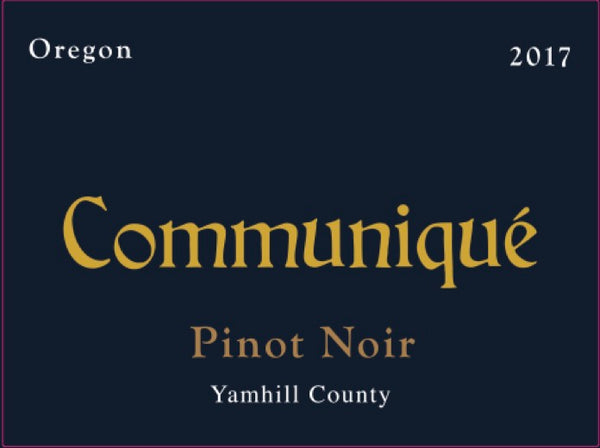 2017 Yamhill County Pinot Noir