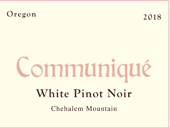 Chehalem Mountains White Pinot Noir